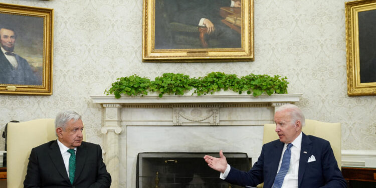 Suscriben acuerdos los presidentes de México, Andrés Manuel López Obrador, y de Estados Unidos, Joe Biden