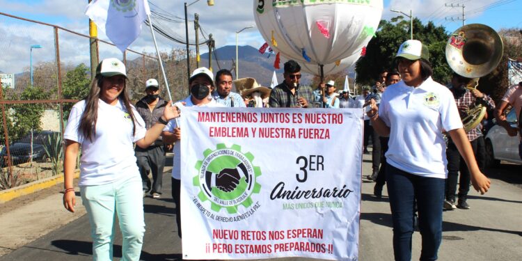 Conmemoran tercer aniversario de la Alianza de Organizaciones de Trabajadores del Valle de Tlacolula