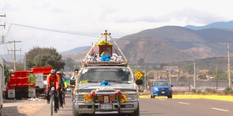Retornó a Tlacolula la XXX Caravana ciclista que visitó el santuario de la virgen de Juquila