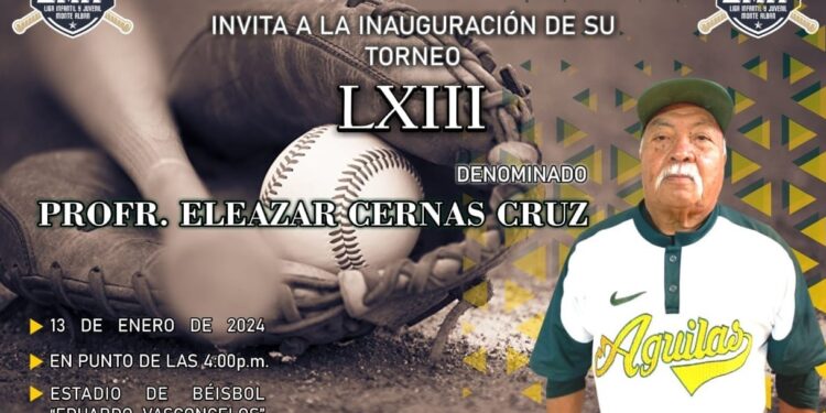 Rinden hoy, homenaje a Eleazar Cernas Cruz, destacado dirigente beisbolero