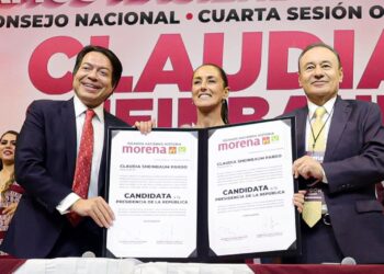 Avala Morena la candidatura presidencial de Claudia Sheinbaum Pardo