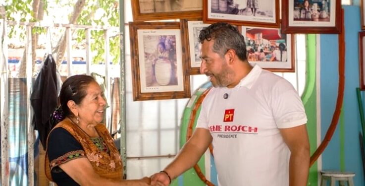 Continua René Rosch con su proselitismo político en busca de la presidencia municipal de Tlacolula