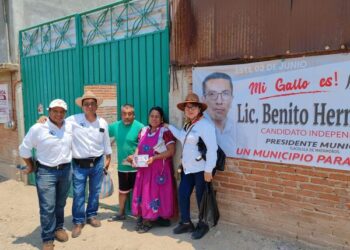 Benito Hernández Martínez visitó San Marcos Tlapazola