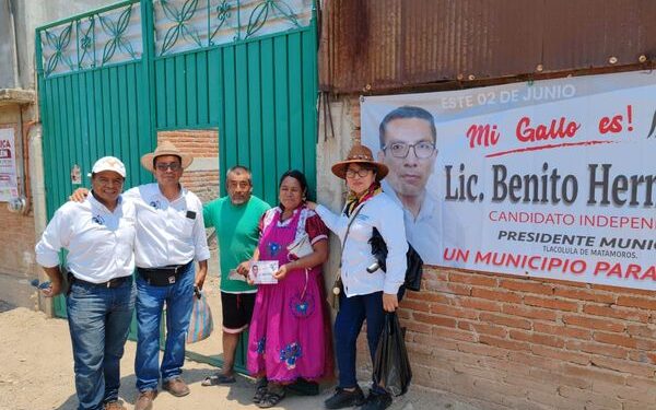 Benito Hernández Martínez visitó San Marcos Tlapazola